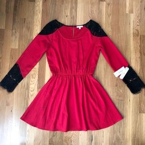 Gianni Bini Starlight  Red  dress